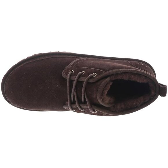 〽️Men Ankle Chukka Boots Dusted Coca Leather Modern Comfort Lace Up Round Toe main image 3